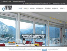 Tablet Screenshot of costruzioneinfissi.com